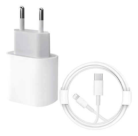 Cargador 20w Compatible Con iPhone Cable Usb-c A
