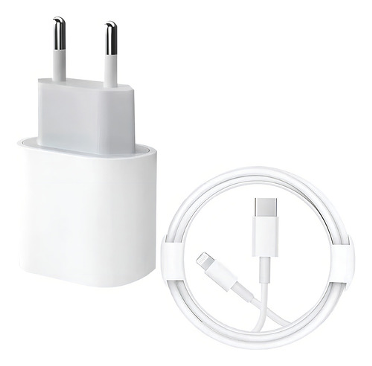Cargador 20w Compatible Con iPhone Cable Usb-c A 1