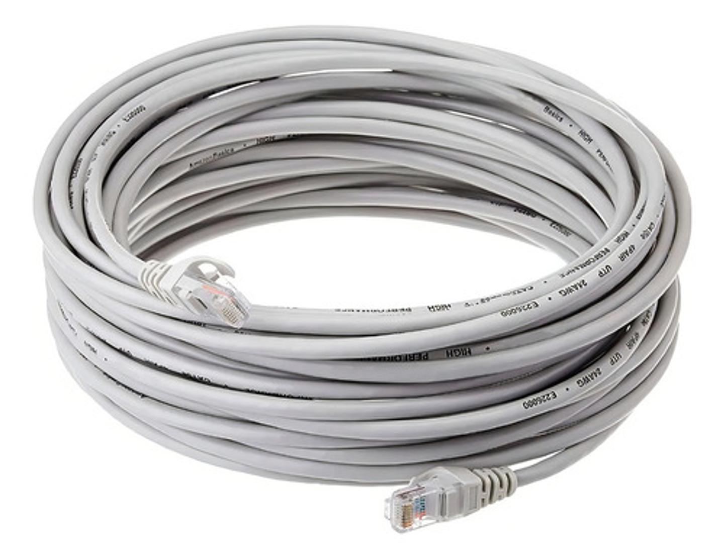 Cable De Red Rj45 Cat6e 20 Metros 4par 24awg Vhex 1