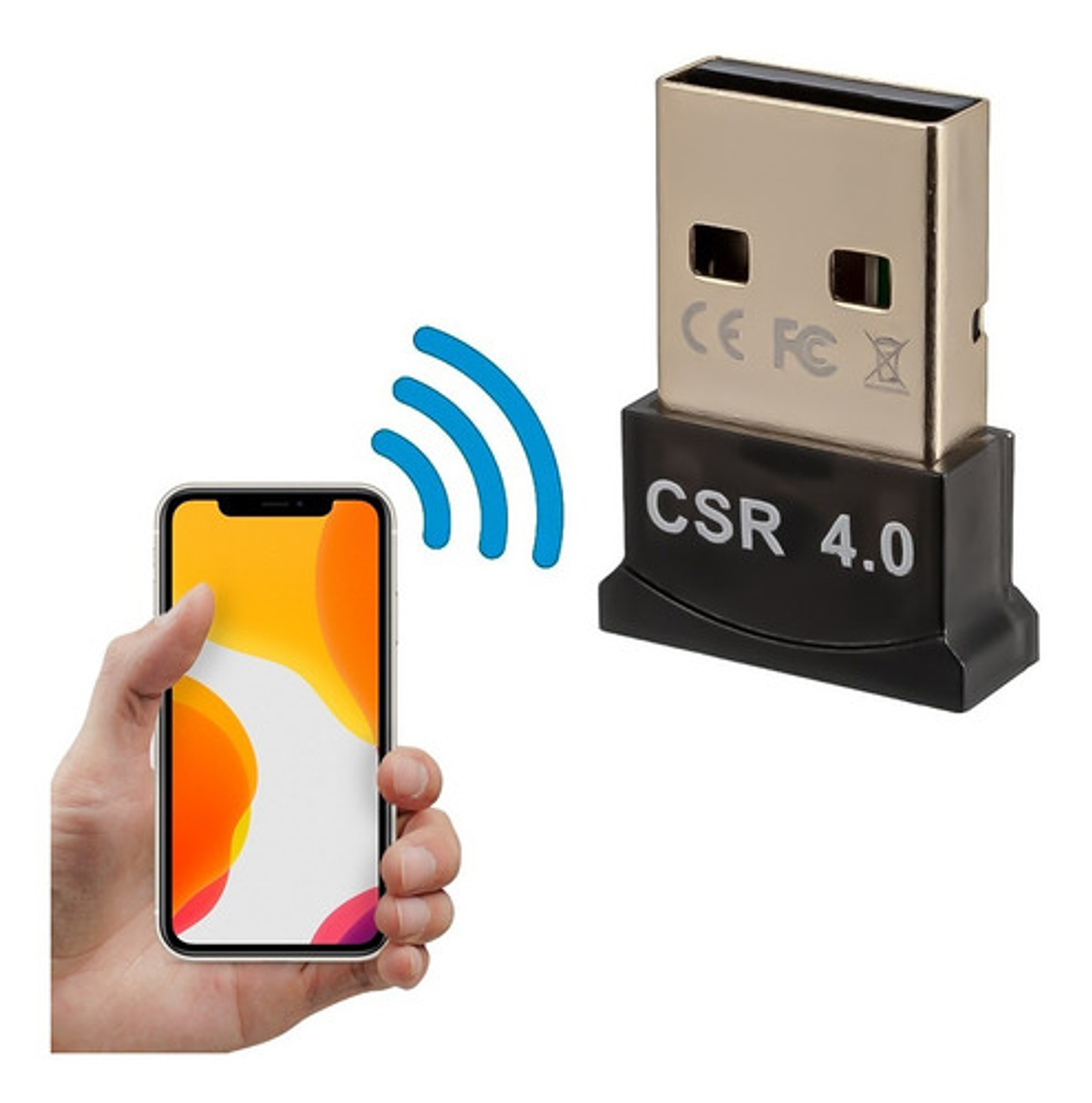 Adaptador Bluetooth 4.0 Usb Dongle Csr 4.0 Receptor - Otec 3