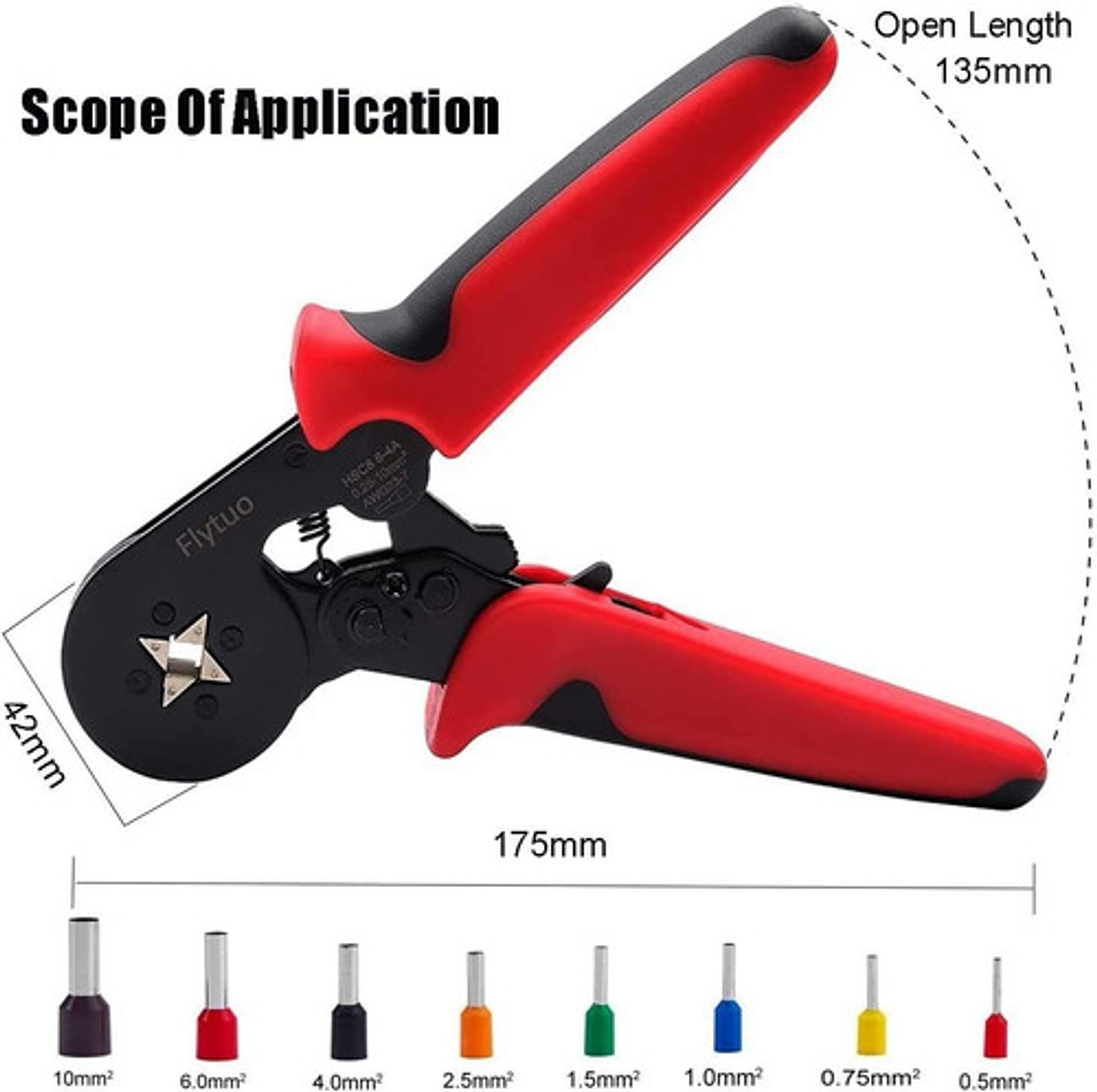 Alicate Crimpeadora Prensa Trinquete + 1200 Terminales 2