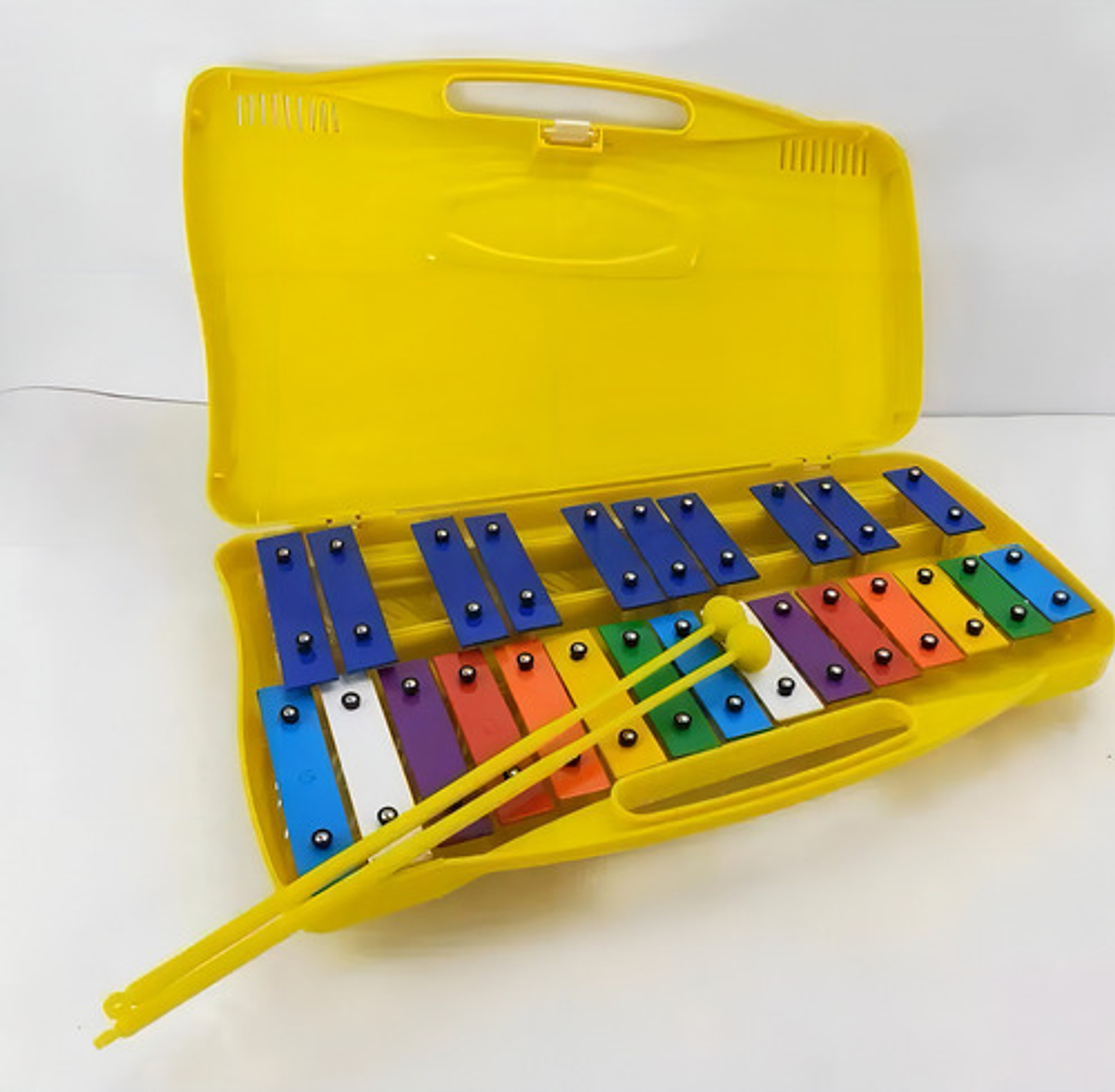 Metalófono Cromático Xilófono 25 Notas Con Maleta Vhex 3