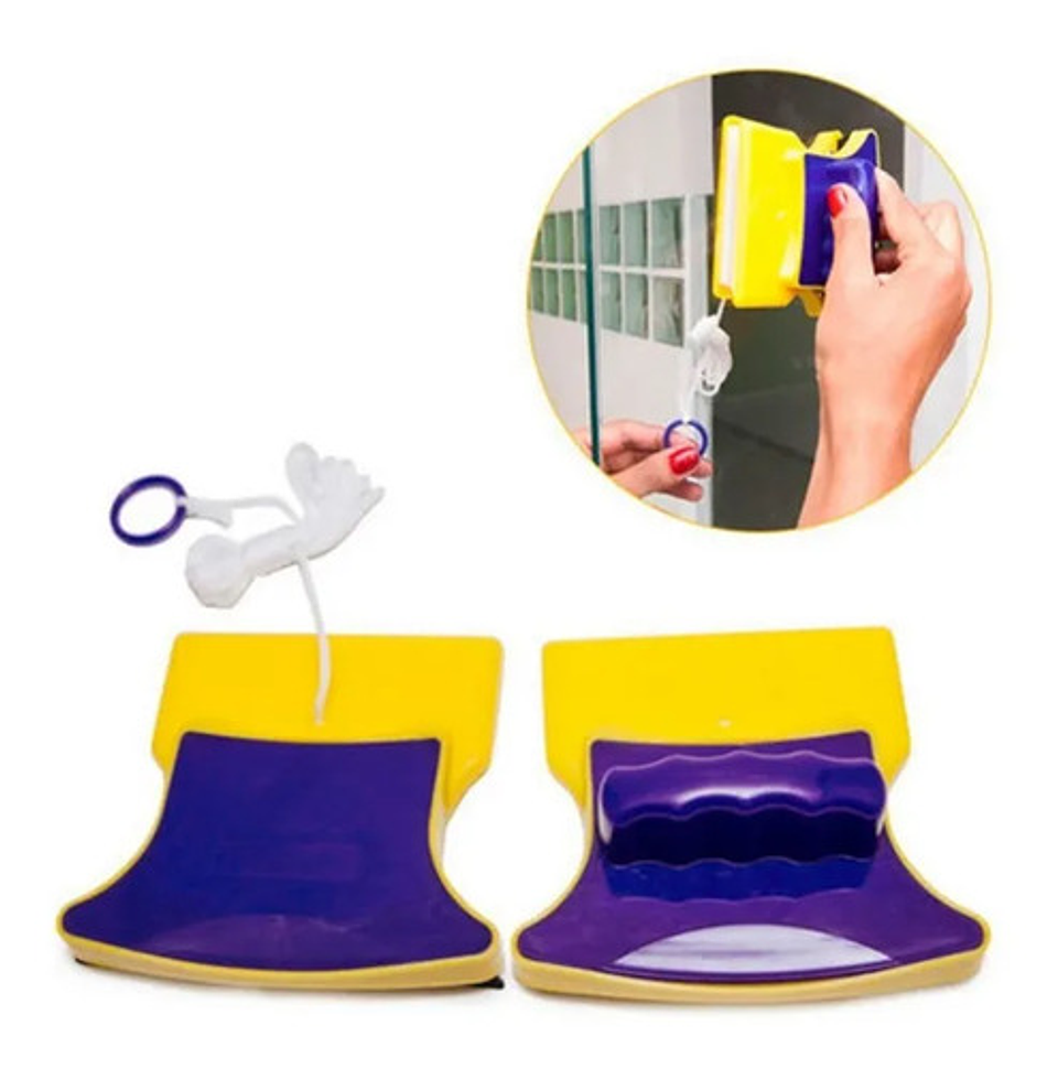 Limpiador De Vidrios Seguro Magnético Imán 2