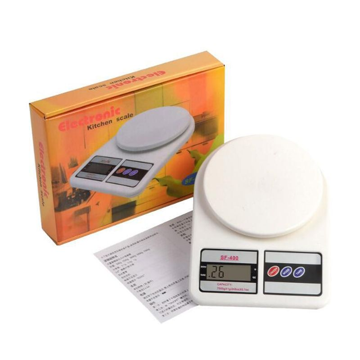 Balanza Pesa Digital Para Cocina Comercio 0 A 10kg 3