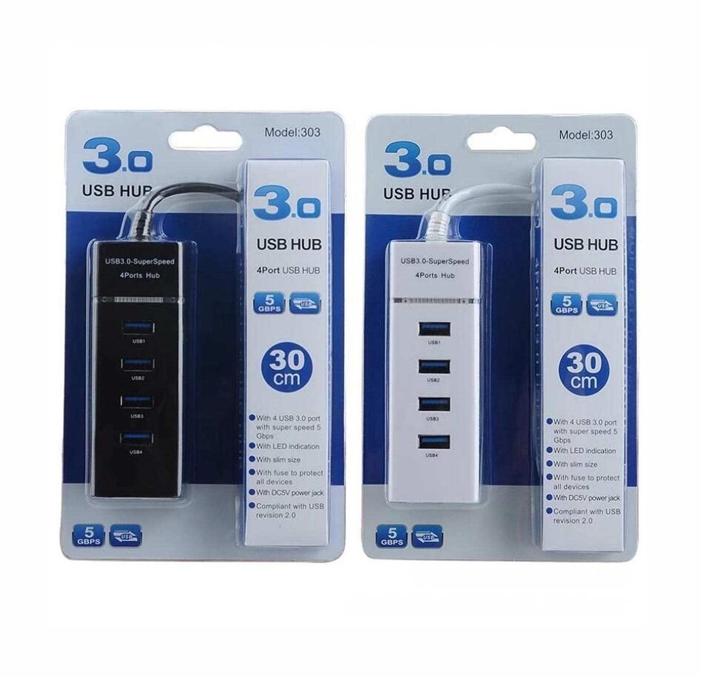 Hub Usb 3.0 4 Port En 1 Negro 4