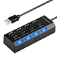 Hub 4 Puertos Multi Usb 2.0 Indicador Luz / Practico! - Miniatura 4