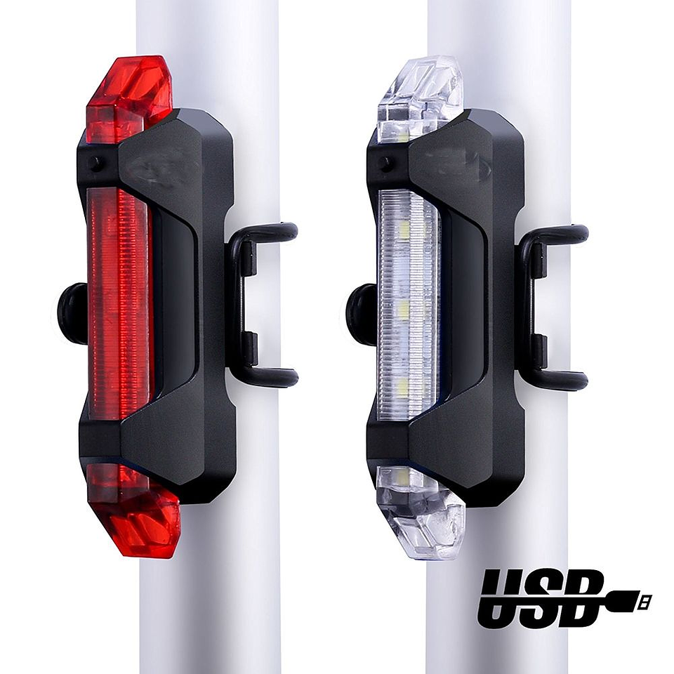 Luz Led  Usb Recargable Para Bicicleta BC 2