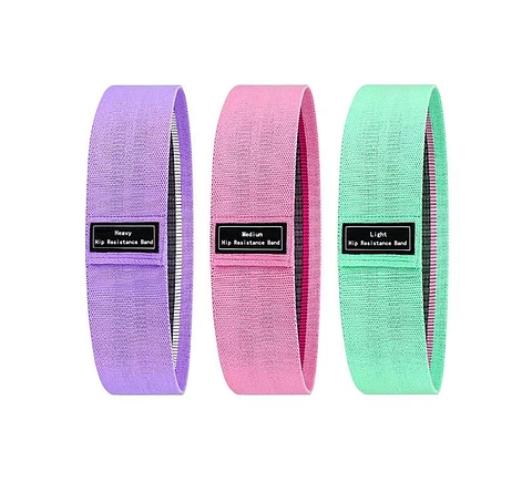 Set 3 Bandas Elásticas Resistencia Ejercicio Entrenamiento
