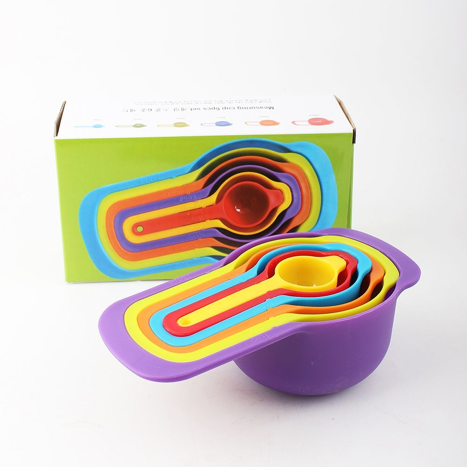 Pack 6 Taza Medidoras Para Cocina. 1