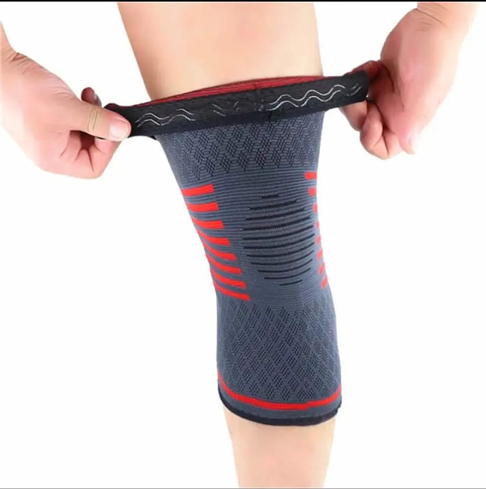 Rodillera De Compresión Con Fibra De Cobre Multiproposito  RJ 1