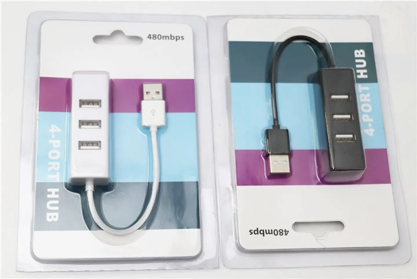 Hub Usb-C / A 4 Puertos Usb 2.0 Blanco 2