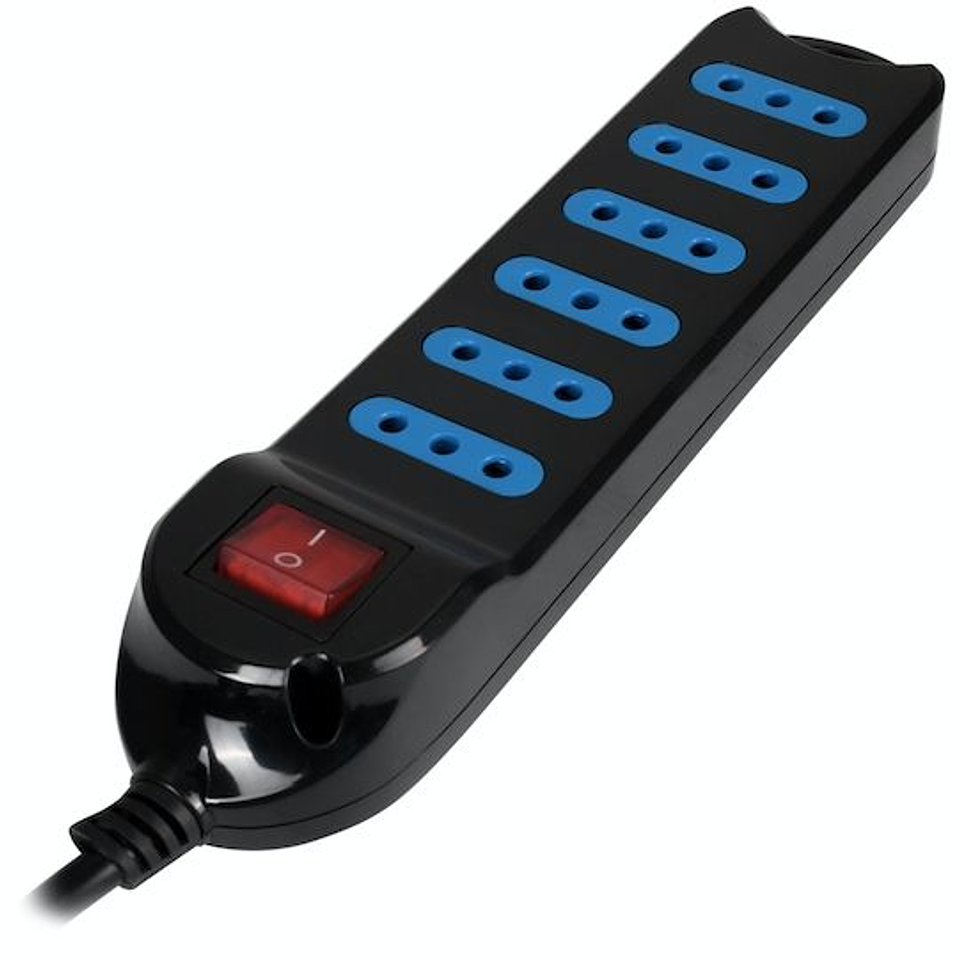 Alargador Zapatilla Eléctrica 6 Tomas 1.5 Metros NG 1
