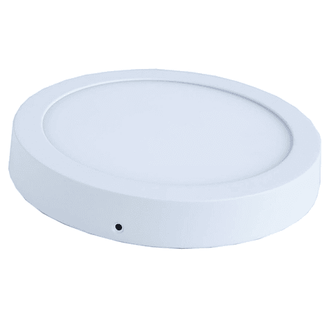 Foco Panel Led Plafon Sobrepuesto Redondo 18w Luz Blancofria