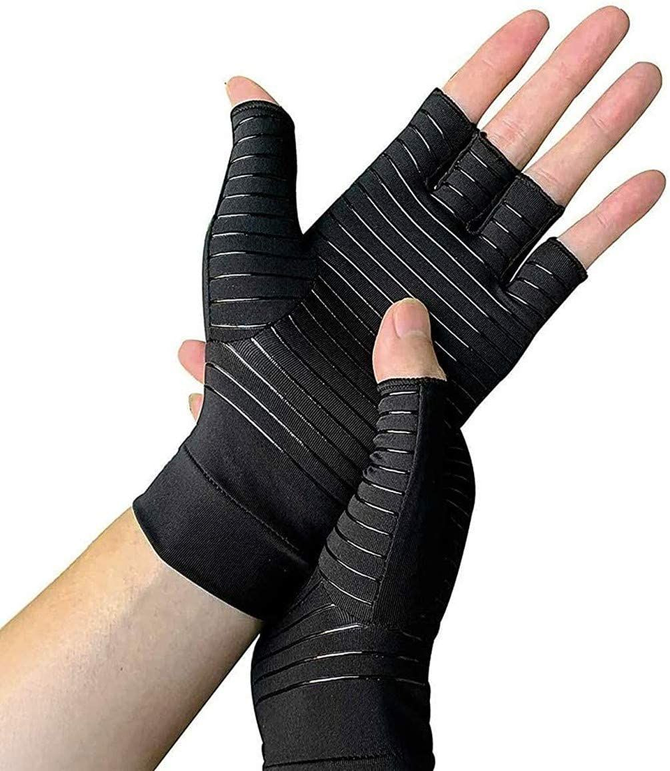 Guantes Cobre Para La Artritis Y Compresión Túnel Carpiano L 1