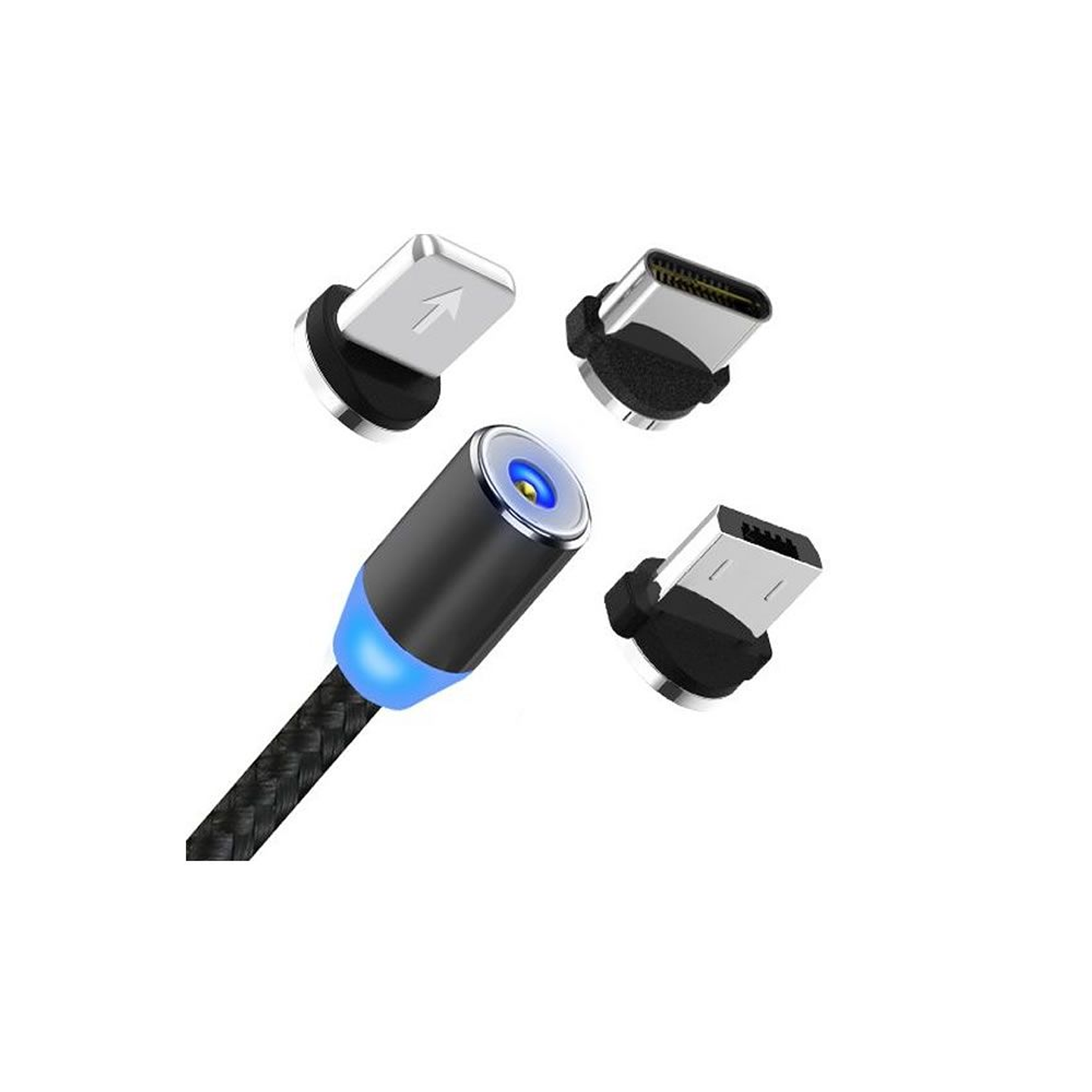 Cable Cargador Magnético Usb 3 En 1 Tipo-c-micro Usb otros NG 1
