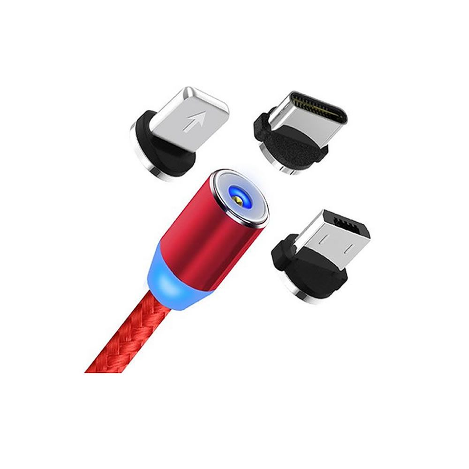 Cable Cargador Magnético Usb 3 En 1 Tipo-c-micro Usb otros RJ 1