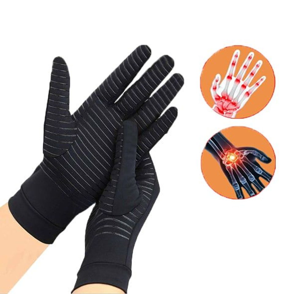 Guantes De Compresión Artritis Completos Con Dedos Táctiles M 1