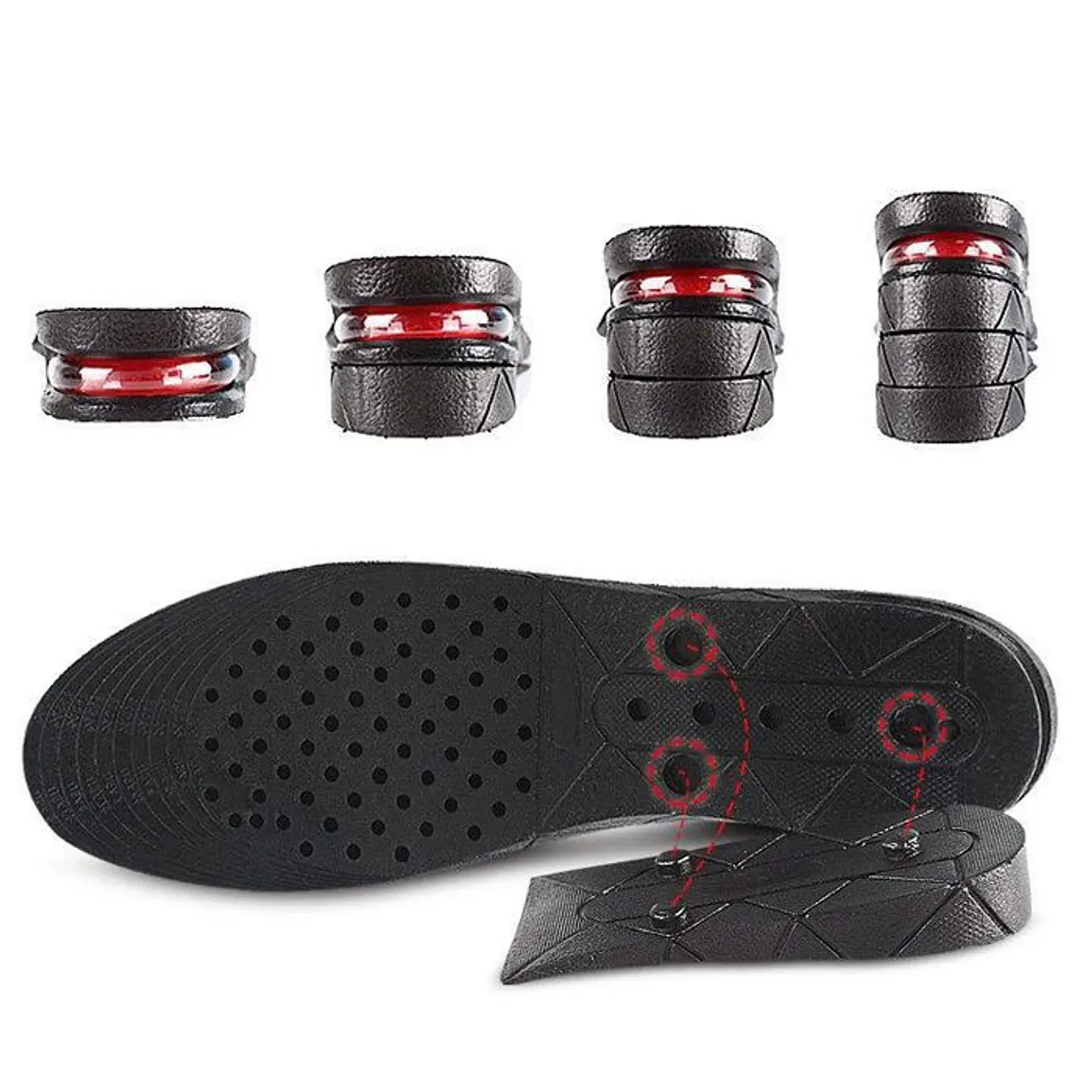 Plantillas De Altura Cojin De Aire Aumenta Estatura Unisex 4