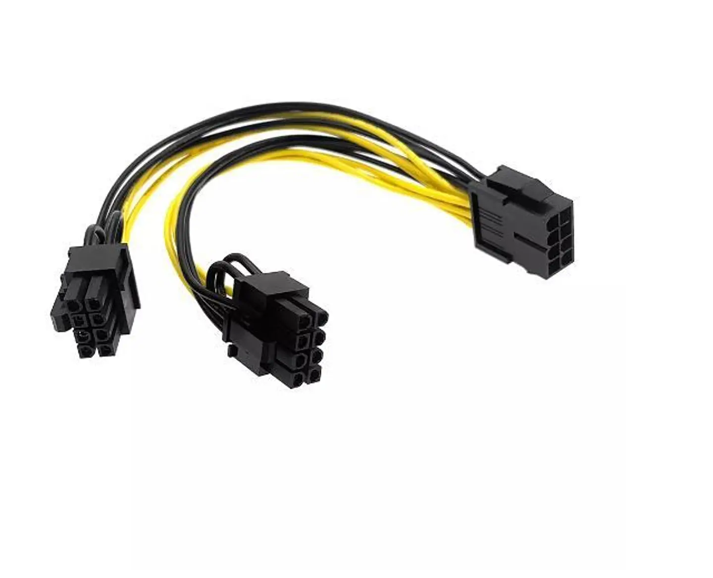 Cable Spliter Pcie 8 Pin Hembra A Dos 8 Pin (6 +2) Pcie-e 2