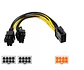 Cable Spliter Pcie 8 Pin Hembra A Dos 8 Pin (6 +2) Pcie-e - Miniatura 3