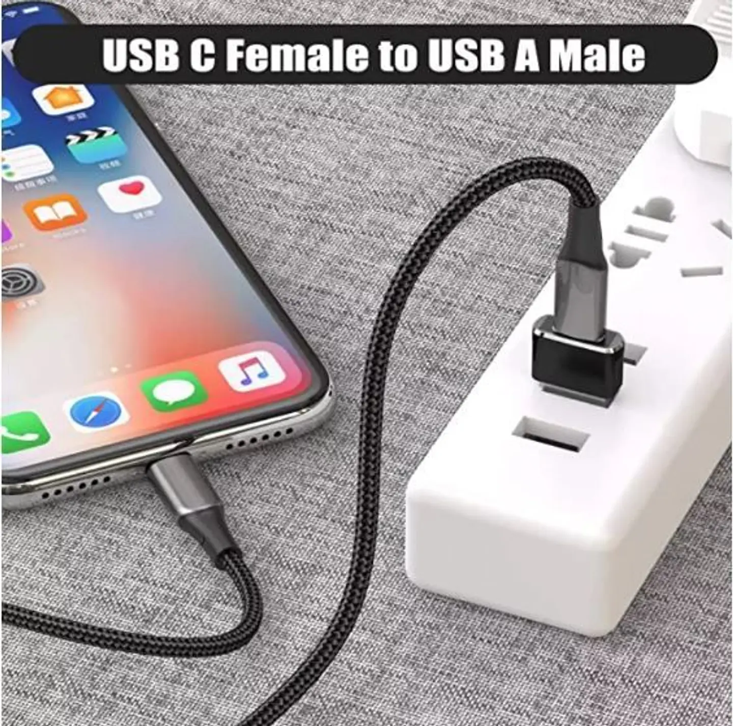 Adaptador Cable Lightning Usb-c A Usb Cargador iPhone 13 12 2
