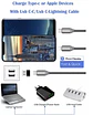 Adaptador Cable Lightning Usb-c A Usb Cargador iPhone 13 12 - Miniatura 3