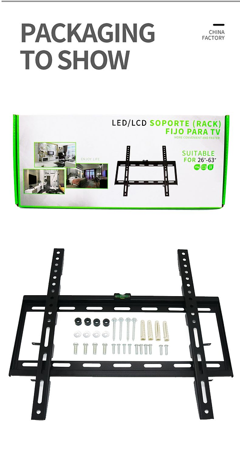 Base Soporte Para Tv De 26 28 32 40 42 43 48 49 50 55 60 63