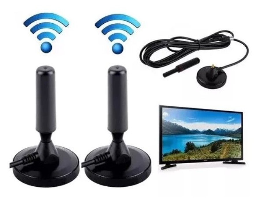 Pack 2Antenas Tv Digital Hd Antena Para Hd Tv Antena 1