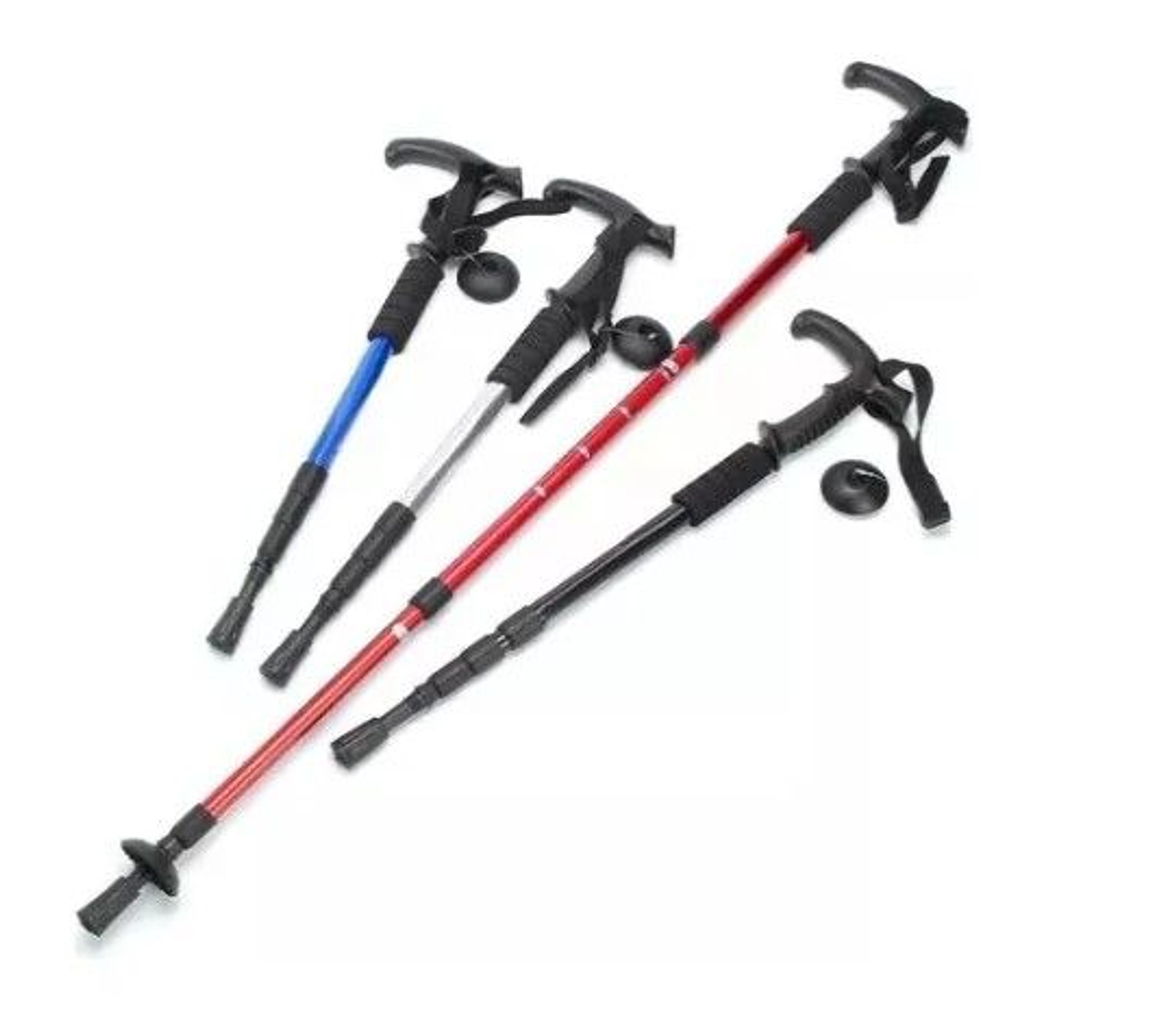 Bastón Trekking Senderismo 3 Tramos Antishock 1