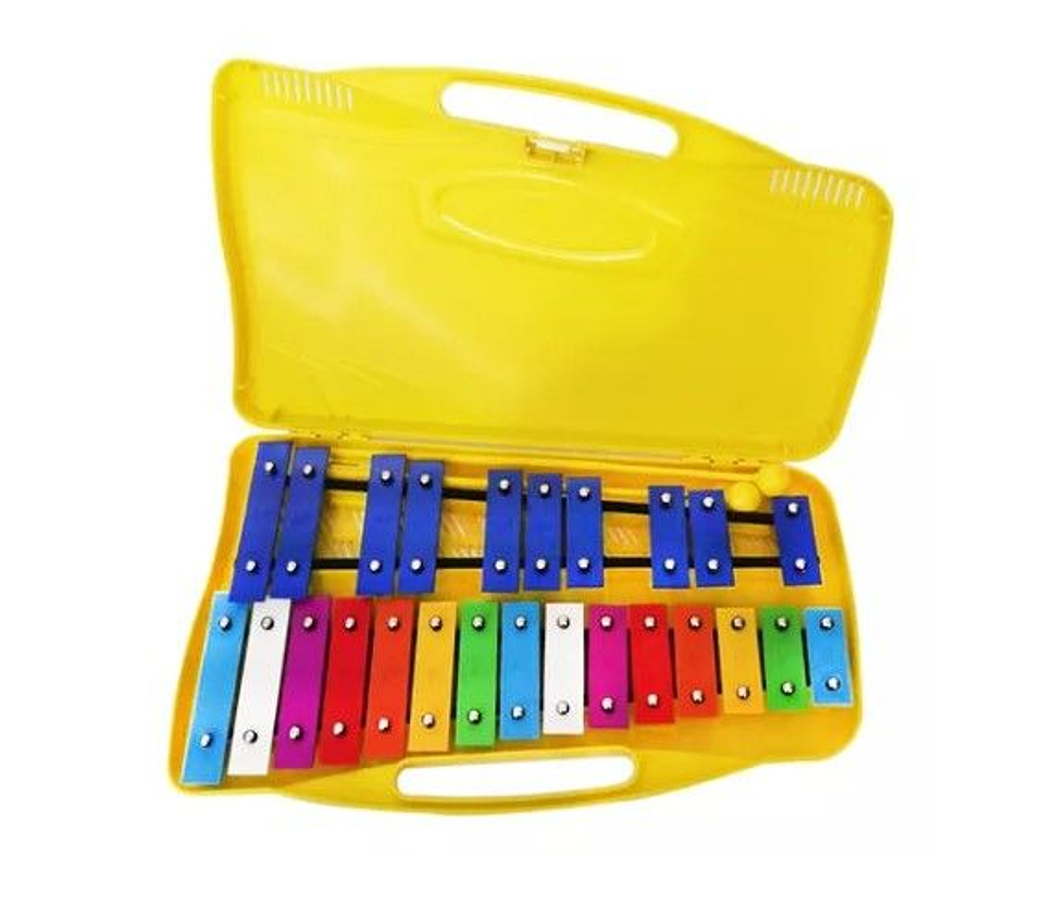Percusión Profesional Con Xilófono Glockenspiel De 25 Notas 1
