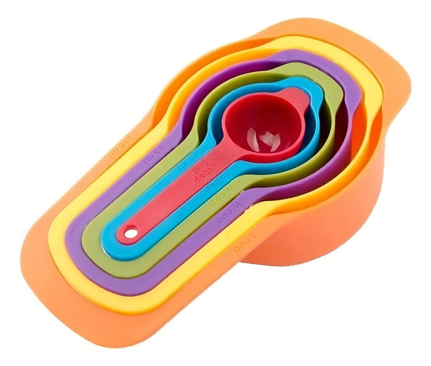 6 Cucharas Medidoras Cocina Repostería Medida Tazas 1