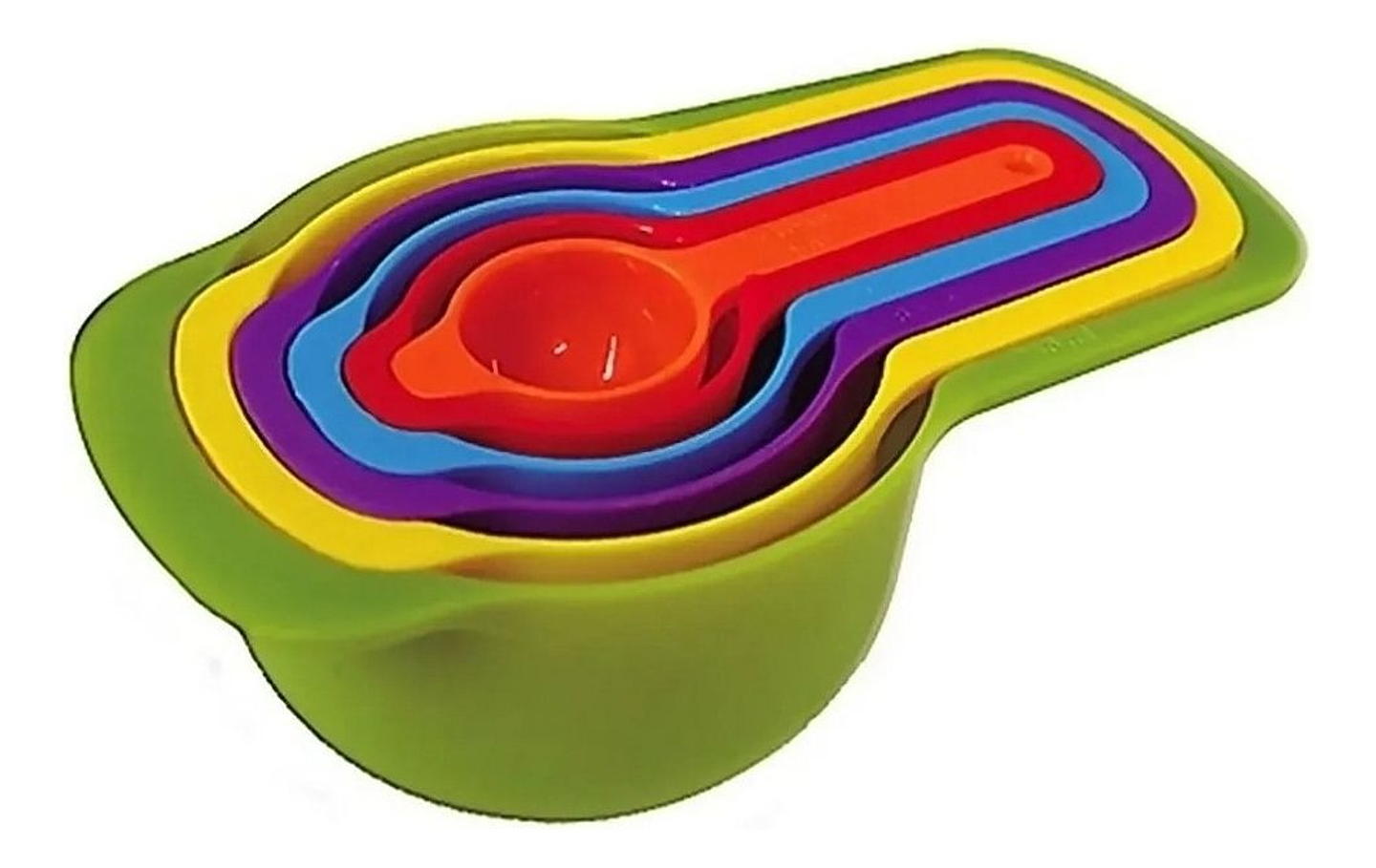 6 Cucharas Medidoras Cocina Repostería Medida Tazas 3