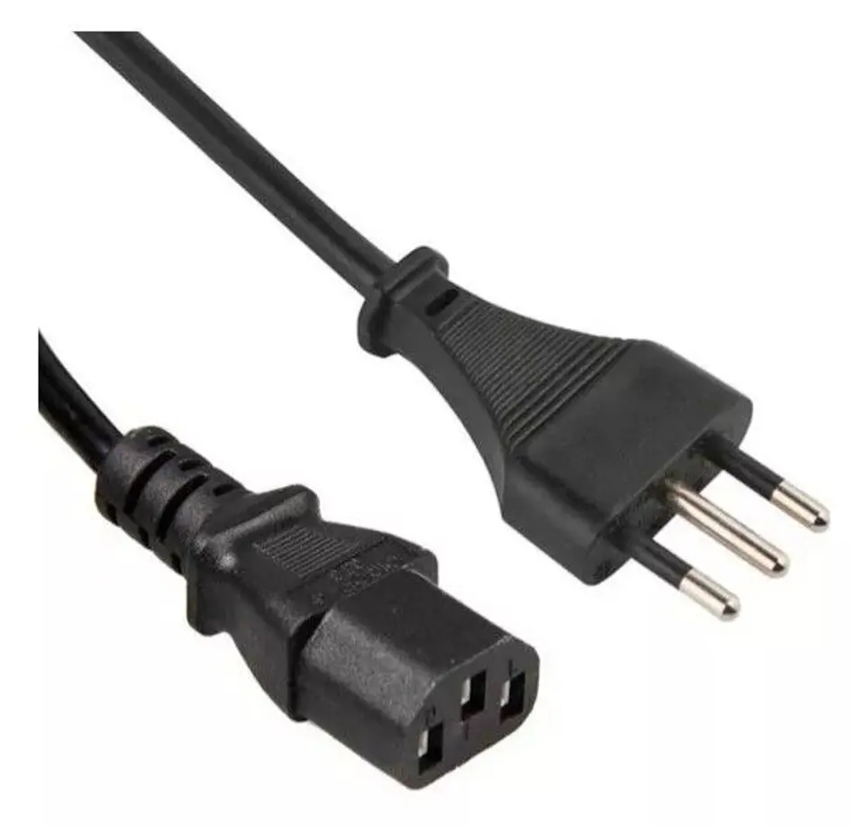 Cable De Poder Para Pc A 220v Tipo C13 Color Poder C13-pc 1