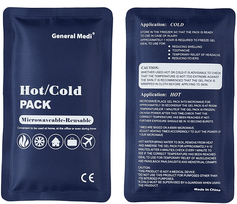 Gel Frio Calor Para Golpes Y Lesionesterapia Reutilizable