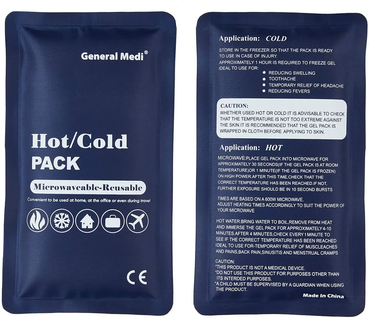 Gel Frio Calor Para Golpes Y Lesionesterapia Reutilizable 1