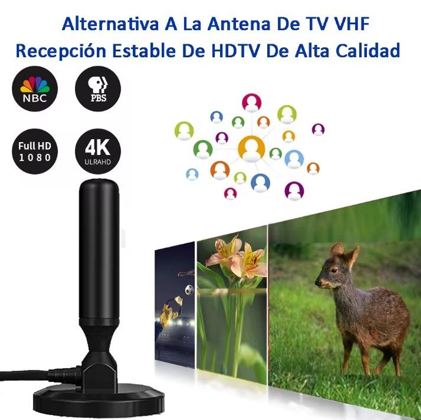 Antena Tv Digital 20dbi Isdb-t Base Magnética Tv Y Decodif 3