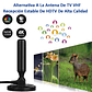 Antena Digital Hdtv Coaxial 5dbi Hd781 Philco Base Con Iman - Miniatura 2