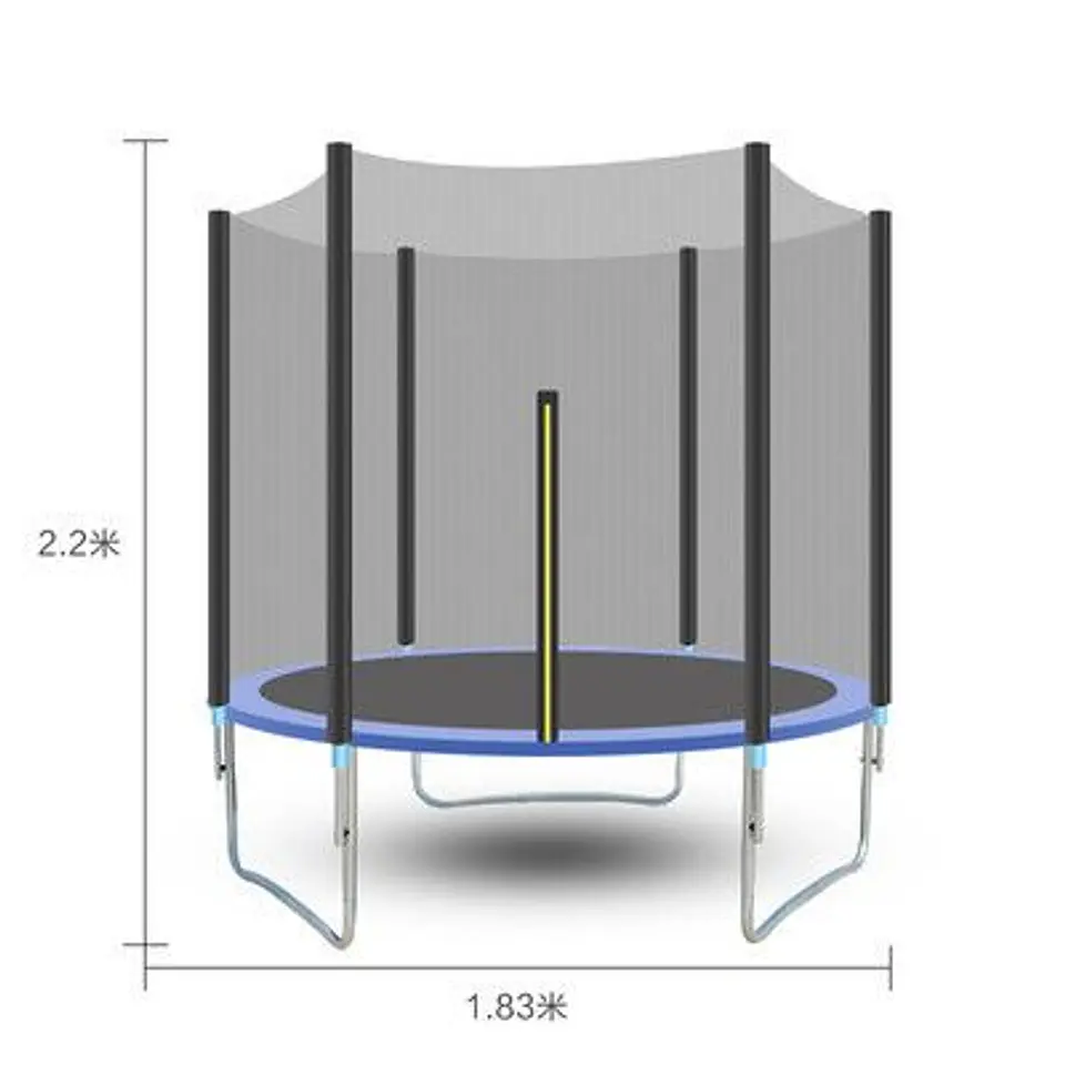 Cama Elástica Trampolín Exterior Con Malla 22 X 18 M 1