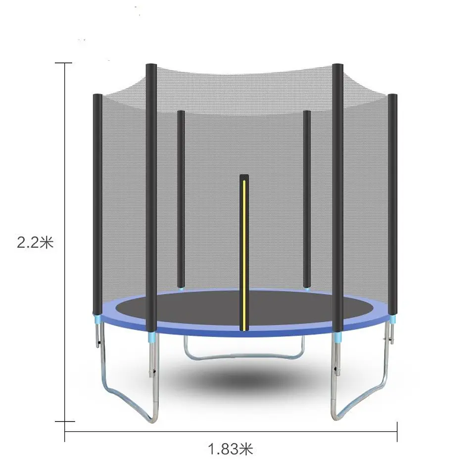 Cama Elástica Trampolín Exterior Con Malla 22 X 18 M 2