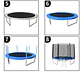 Cama Elástica Trampolín Exterior Con Malla 22 X 18 M - Miniatura 3