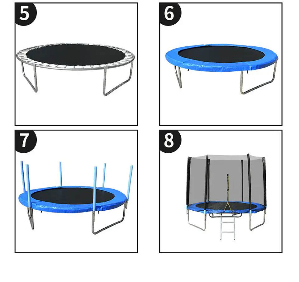 Cama Elástica Trampolín Exterior Con Malla 22 X 18 M 3
