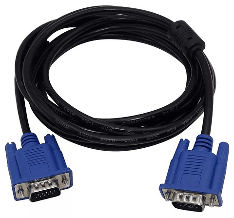 Cable Vga Monitor Filtro Pc Proyector 15 Mts Macho A Macho