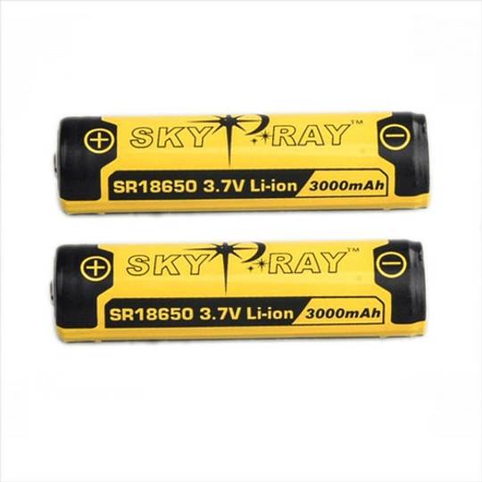 Bateria Recargable Sky Ray 18650 - 3000mah  Con Protección