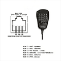 Micrófono Dtmf Mh-48 Radios Móviles Yaesu, Conector Rj-11