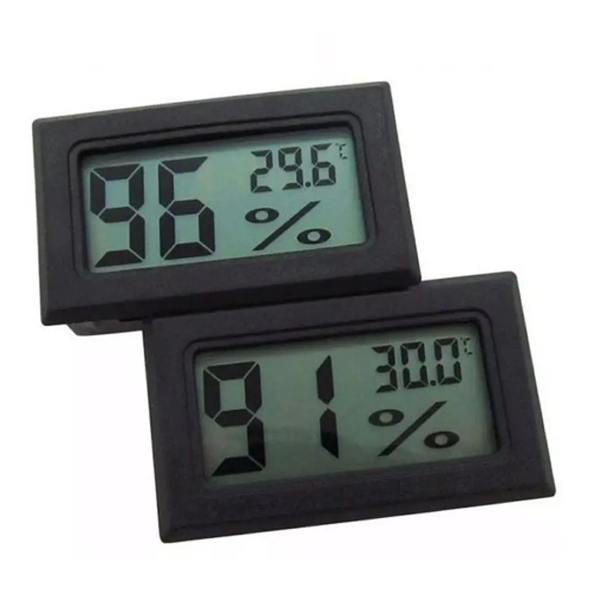 Higrómetro Termómetro Digital - 5 Piezas, Mide Temperatura Y Humedad - Para Casa, Oficina, Invernadero O Sótano