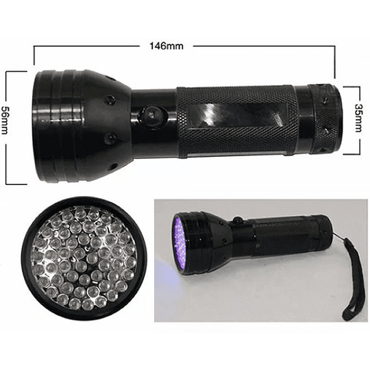 Linterna Ultravioleta De 51 Led Uv - Solo Para Entendidos!