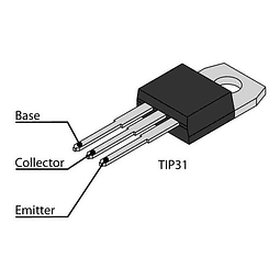 TIP31C TIP31 Transistor NPN 100V, 3A