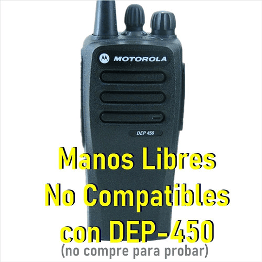 Microfono Audifono Tubo Acustico Para Radios Motorola EP-450