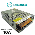 Fuente Switching 220v / 12v Dc / 10a 91% De Eficiencia!