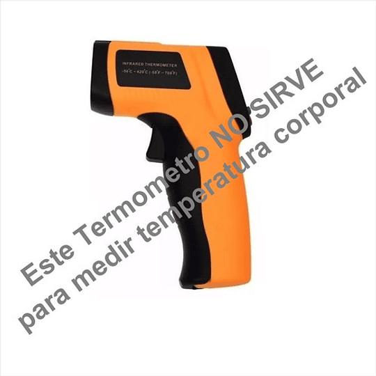 Termómetro Pistola Láser Medición Instantánea -50° 300 °C, Industrial 